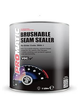 Promatic Brushing Seam Sealer BSS-1 Grey – 1L High-Adhesion Automotive Seam Sealer | Flexible, Overpaintable, Non-Sag Joint & Panel Sealant
