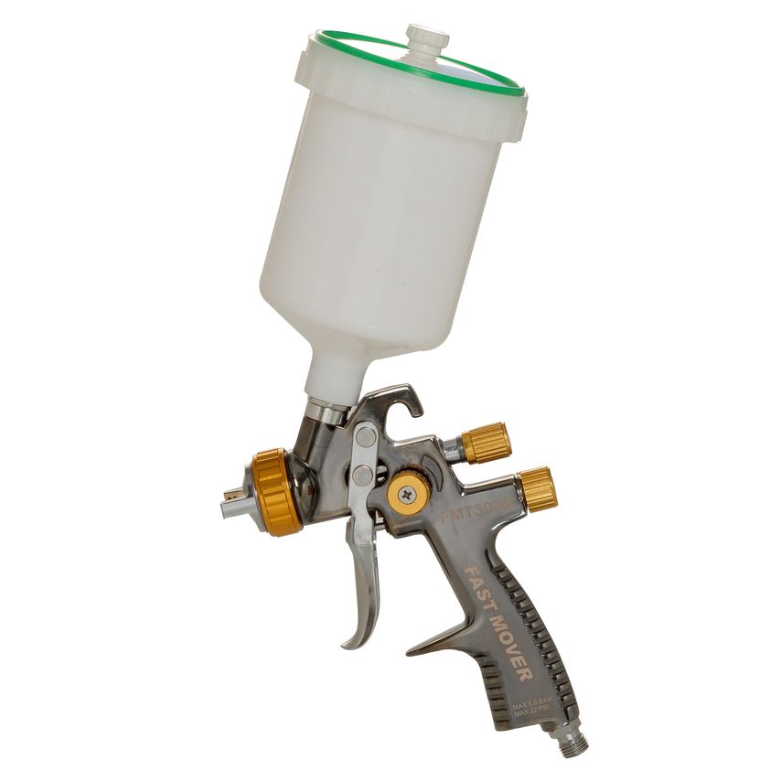 Fast Mover FMT3006 HVLP Spray Gun 600ml – Available in 1.3, 1.4 & 1.8 Nozzle Sizes