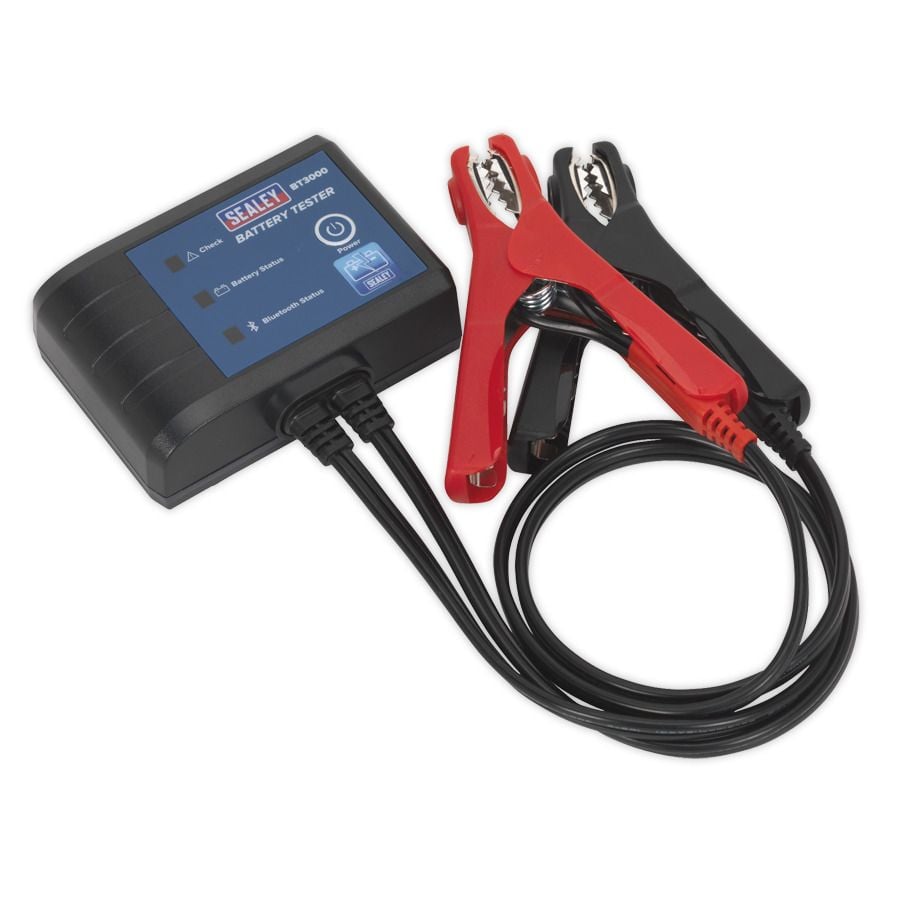 Sealey BT3000 Bluetooth® Battery System Tester – Digital Car & Motorbike Diagnostic AnalyzerSealey BT3000 Bluetooth® Battery System Tester – Digital Car & Motorbike Diagnostic Analyzer
