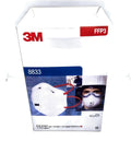3M 8833 FFP3 Disposable Respirator Masks – Premium Valved Dust Mask (Pack of 10)