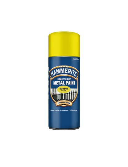 Hammerite 400ml Metal Paint Aerosols – Various Colours & Finishes