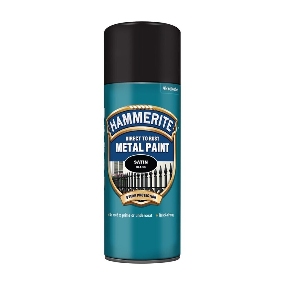 Hammerite 400ml Metal Paint Aerosols – Various Colours & Finishes