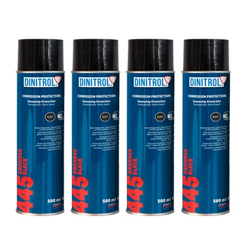Dinitrol 445 Rust Protection Wax 500ml Aerosol – Professional Corrosion Prevention (1, 4 or 12 Pack)