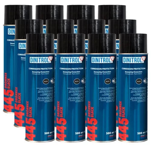 Dinitrol 445 Rust Protection Wax 500ml Aerosol – Professional Corrosion Prevention (1, 4 or 12 Pack)