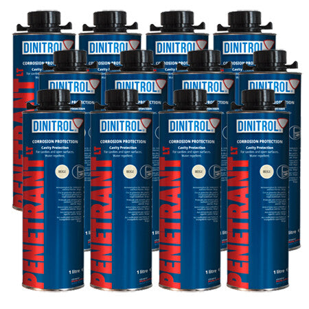 Dinitrol Penetrant LT Cavity Protection Wax – 500ml Aerosol, 1L Schutz & 5L Container (1/4/12 Packs)