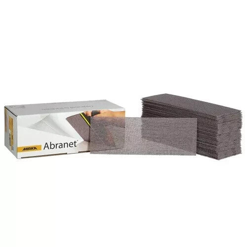 Mirka Abranet 70×198mm Sanding Strips – Premium Dust-Free Mesh Abrasives (P80–P400 Range)
